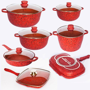 ქვაბების ნაკრები PRIMA GERMANY 7 PCS